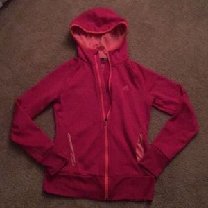 Adidas zip up hoodie size Small